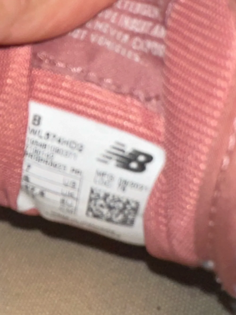 New Balance Women’s Sneakers in Dusty Pink and Yellow Accent